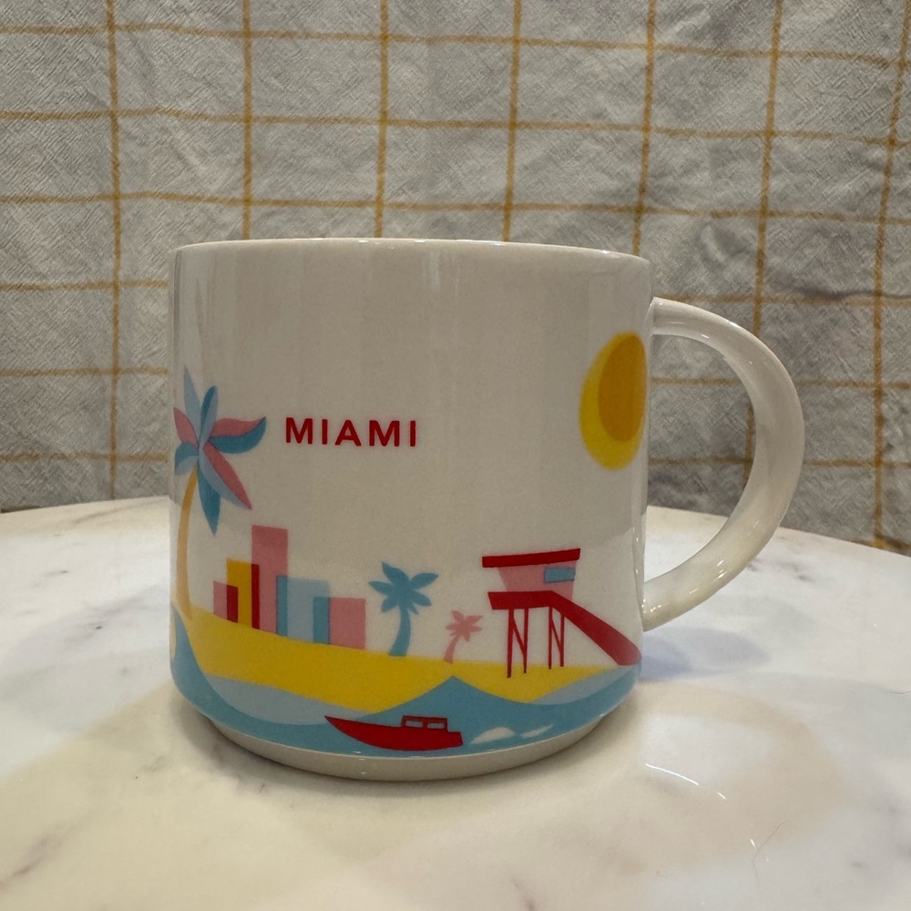 Starbucks Miami Mug with Colorful Design